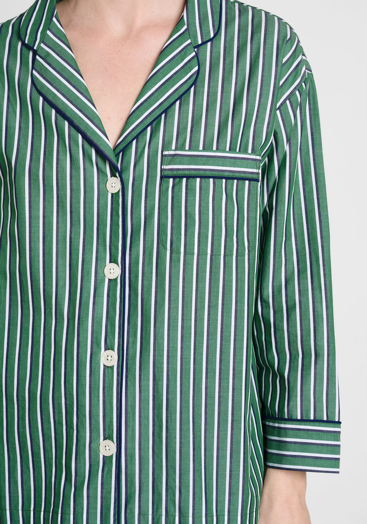 Marina Pajama Set in Shadow Stripe